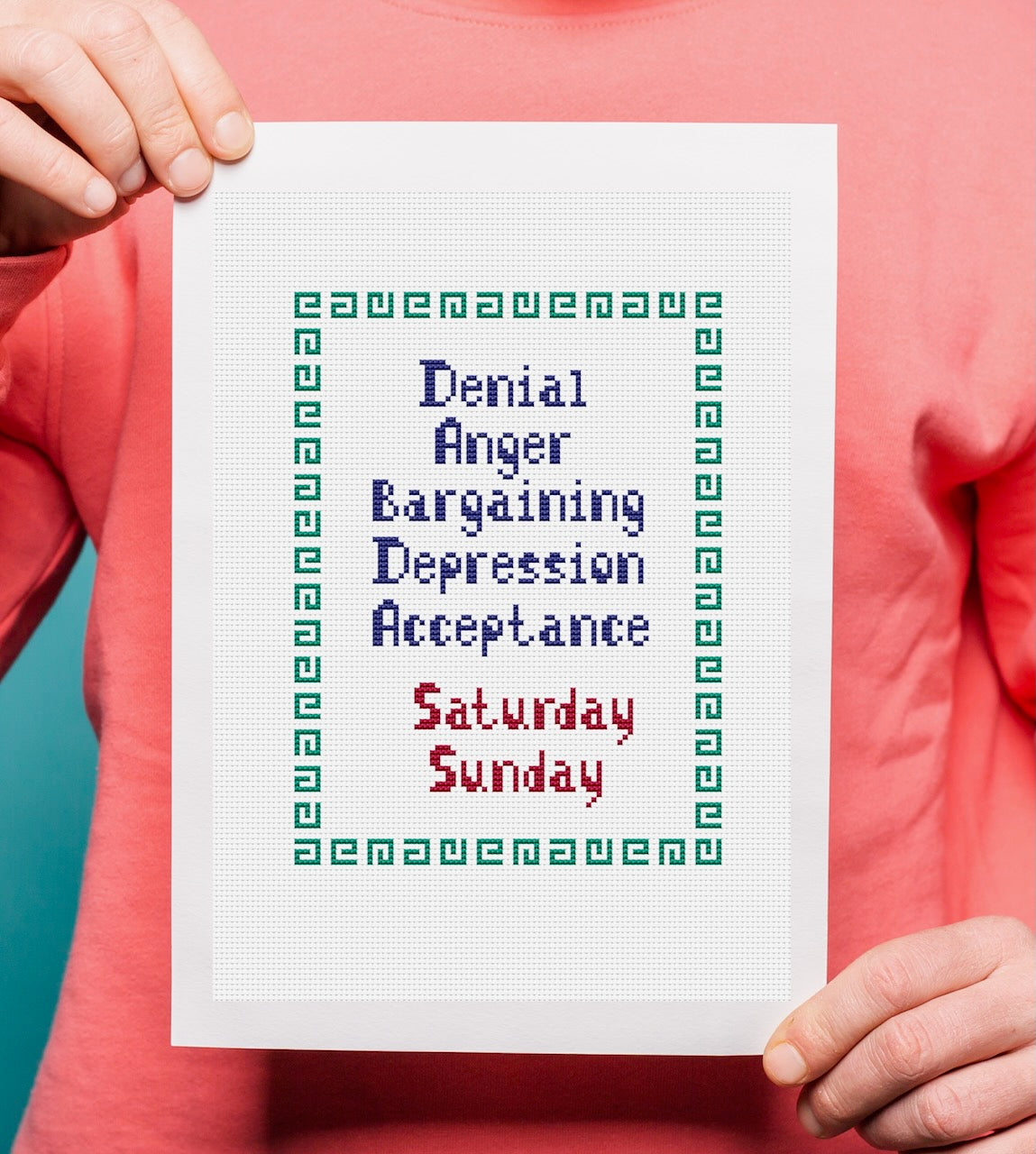 poster cross stitch pattern -2