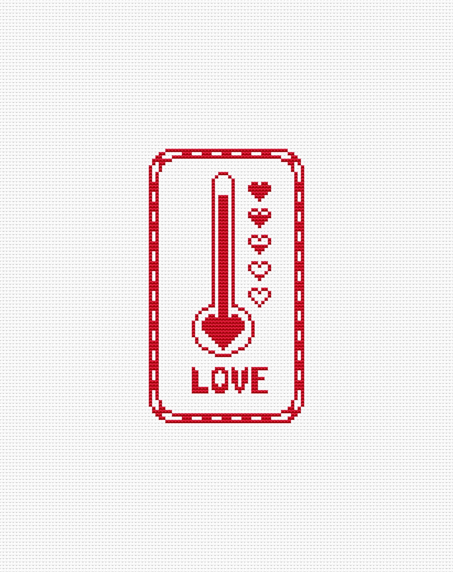Valentine Day cross stitch pattern