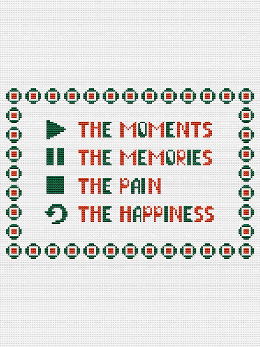 Music cross stitch pattern