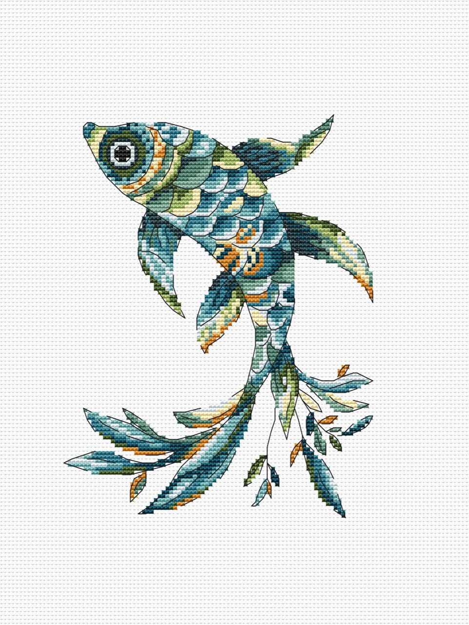 fish cross stitch easy
