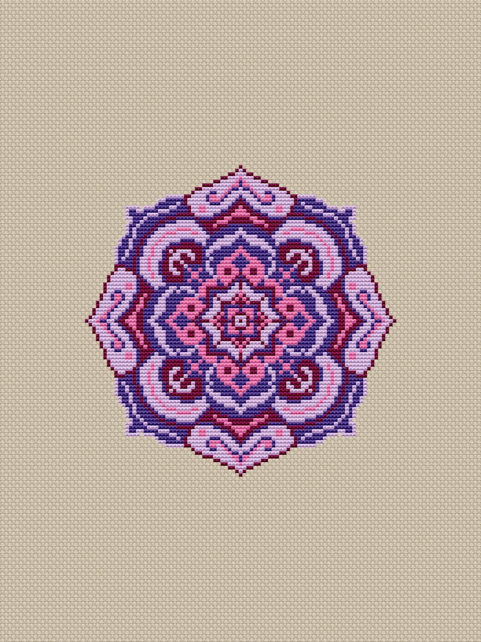 Zen cross stitch