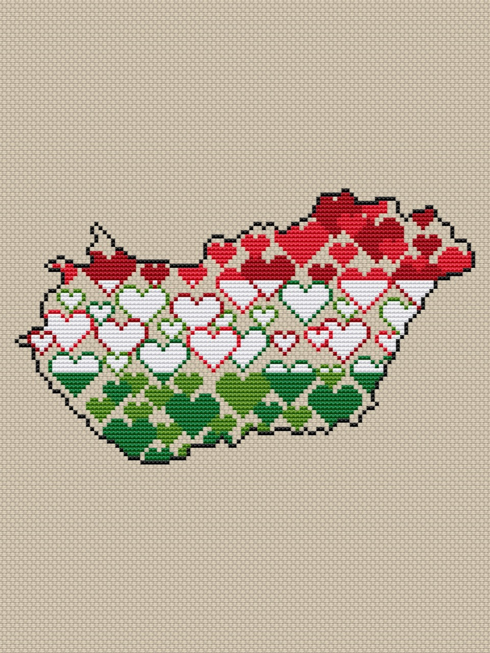 Hungary embroidery pattern