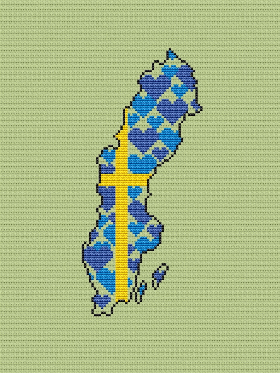 Sweden free embroidery