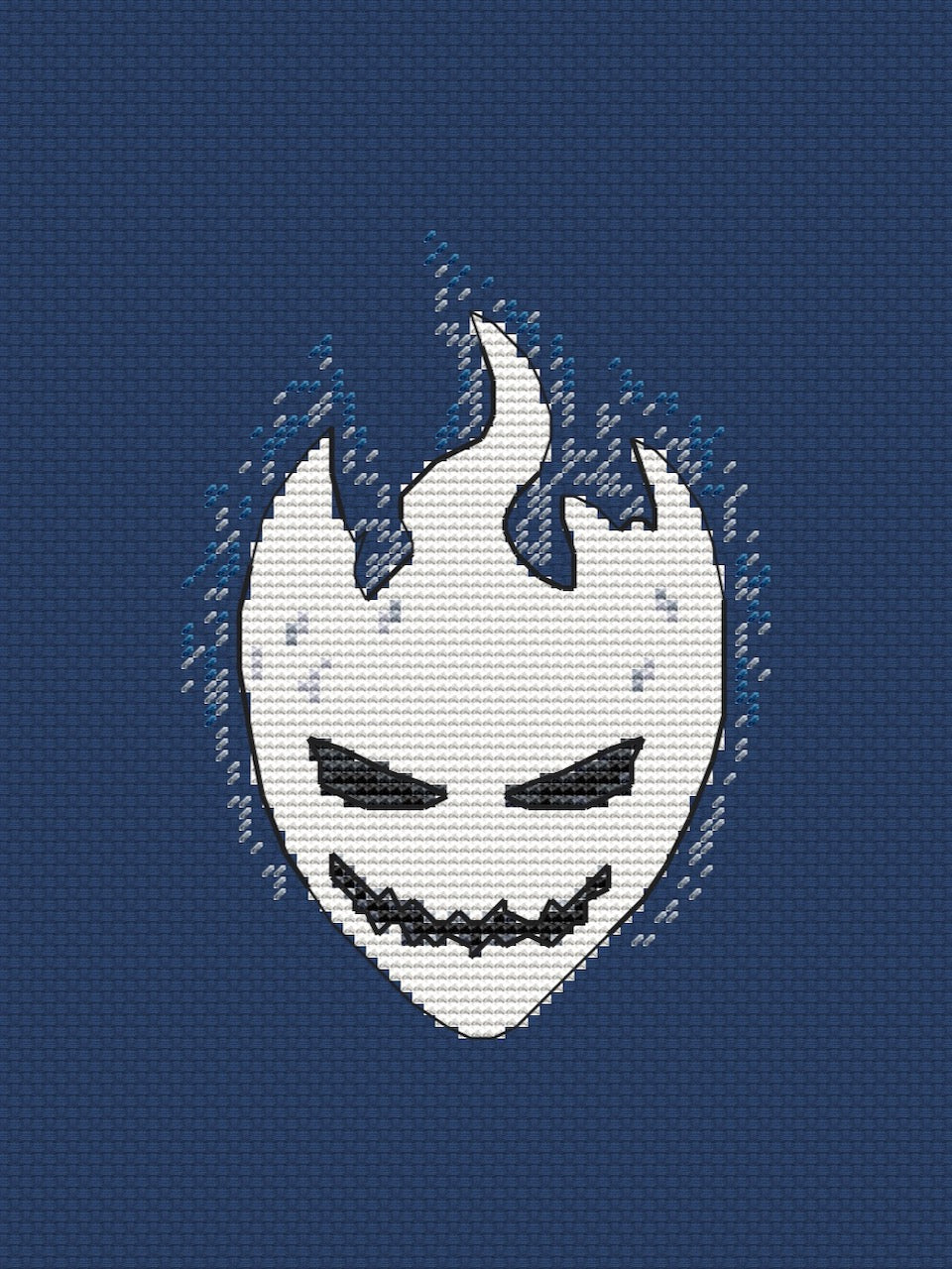 mask cross stitch pattern