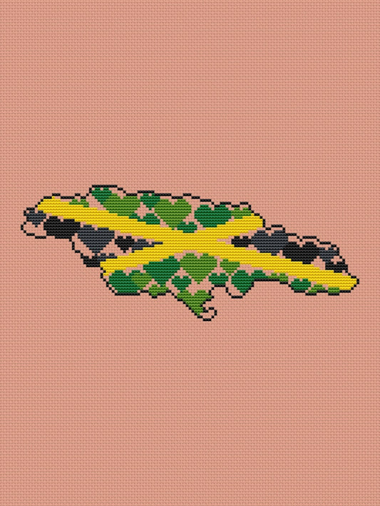 Jamaica - cross stitch pattern