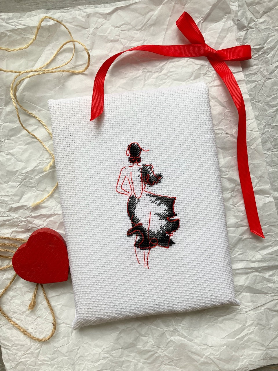 lady cross stitch