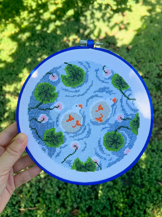 Small lake - cross stitch pattern PDF