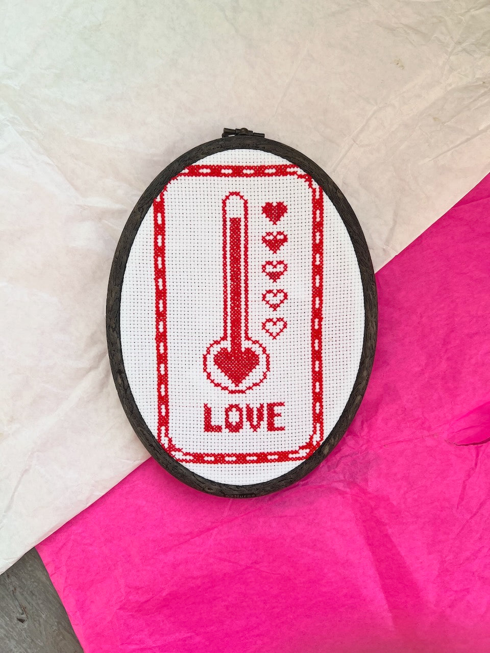 Temperature of Love - cross stitch pattern