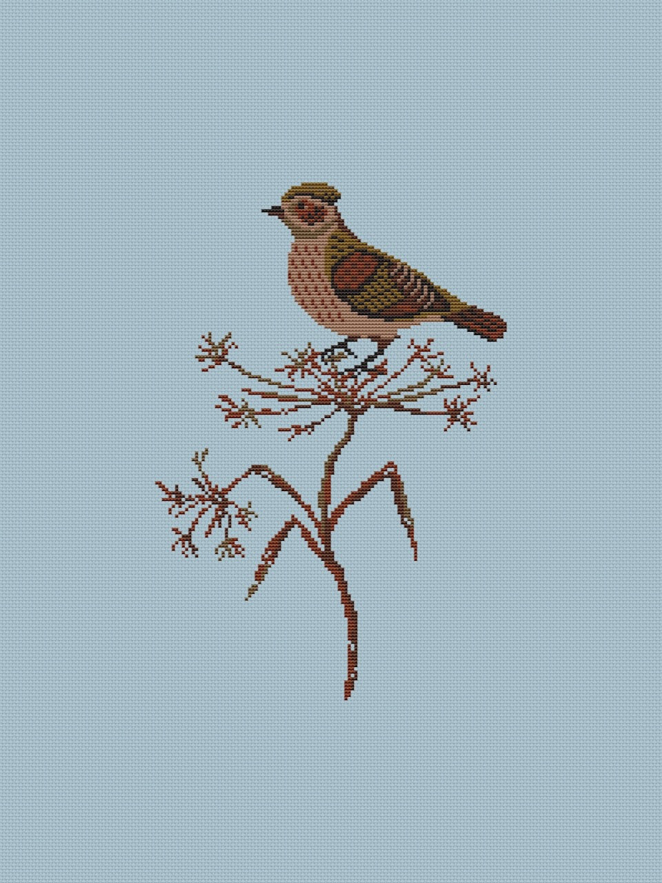 Lark - cross stitch pattern