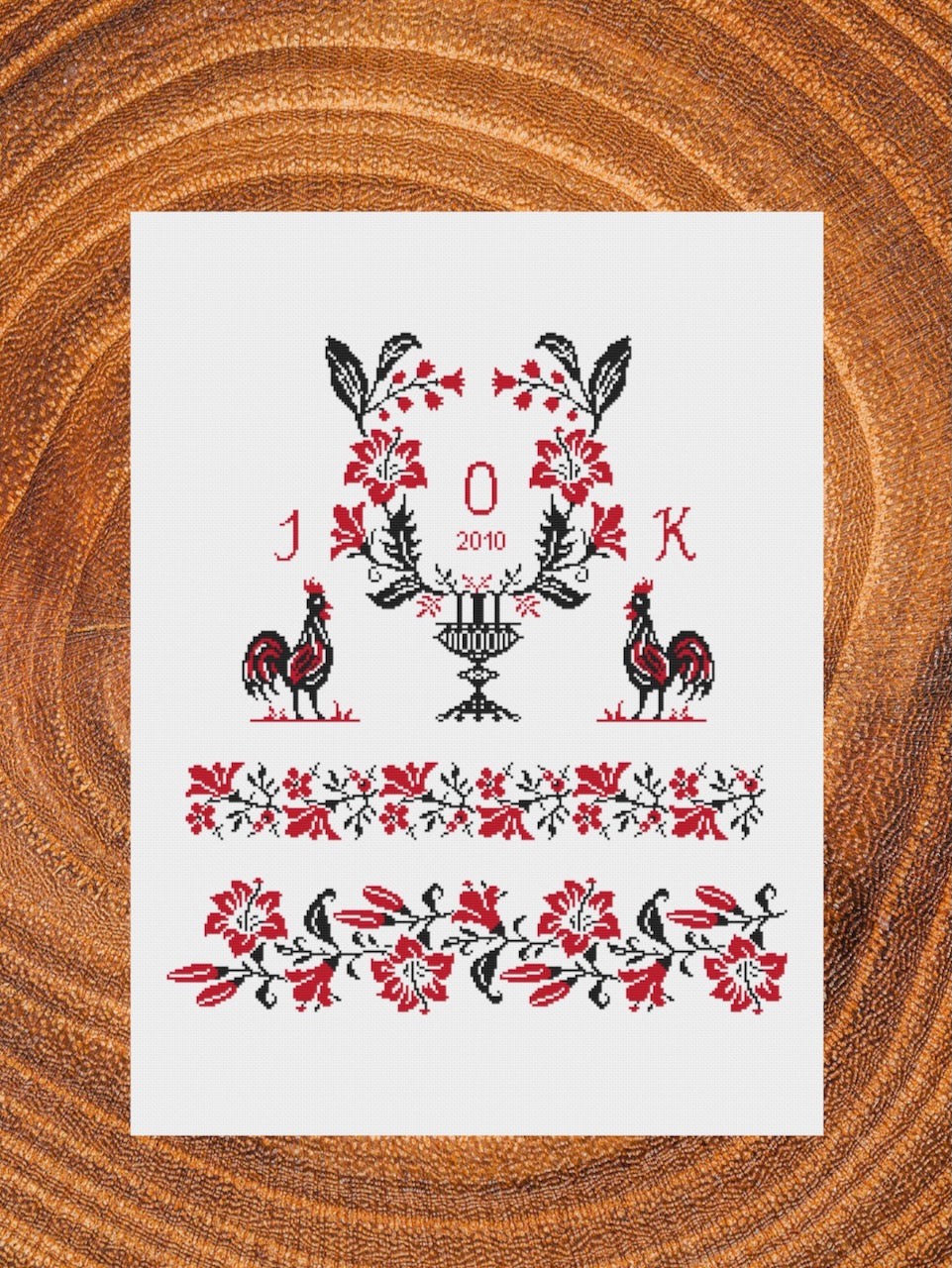 Wedding Rushnyk - cross stitch pattern