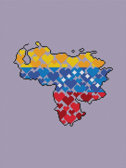 Venezuela - cross stitch pattern