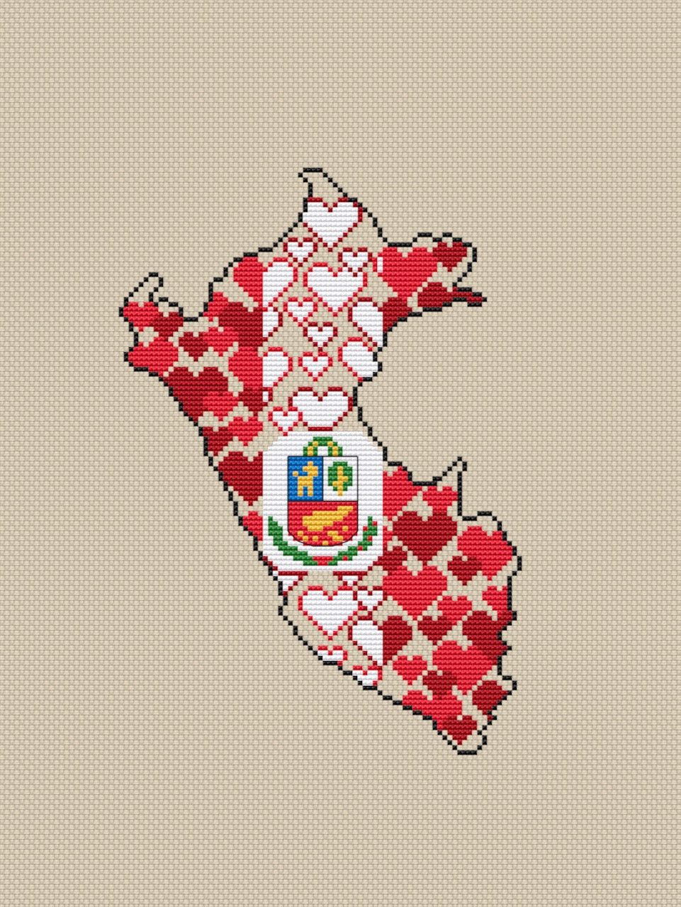 Republic of Peru cross stitch pattern-2
