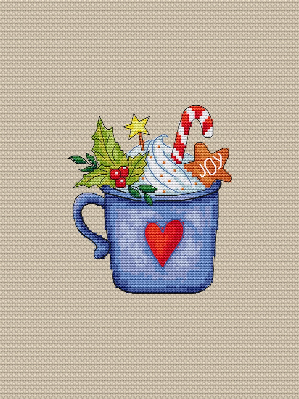 Christmas Cap embroidery