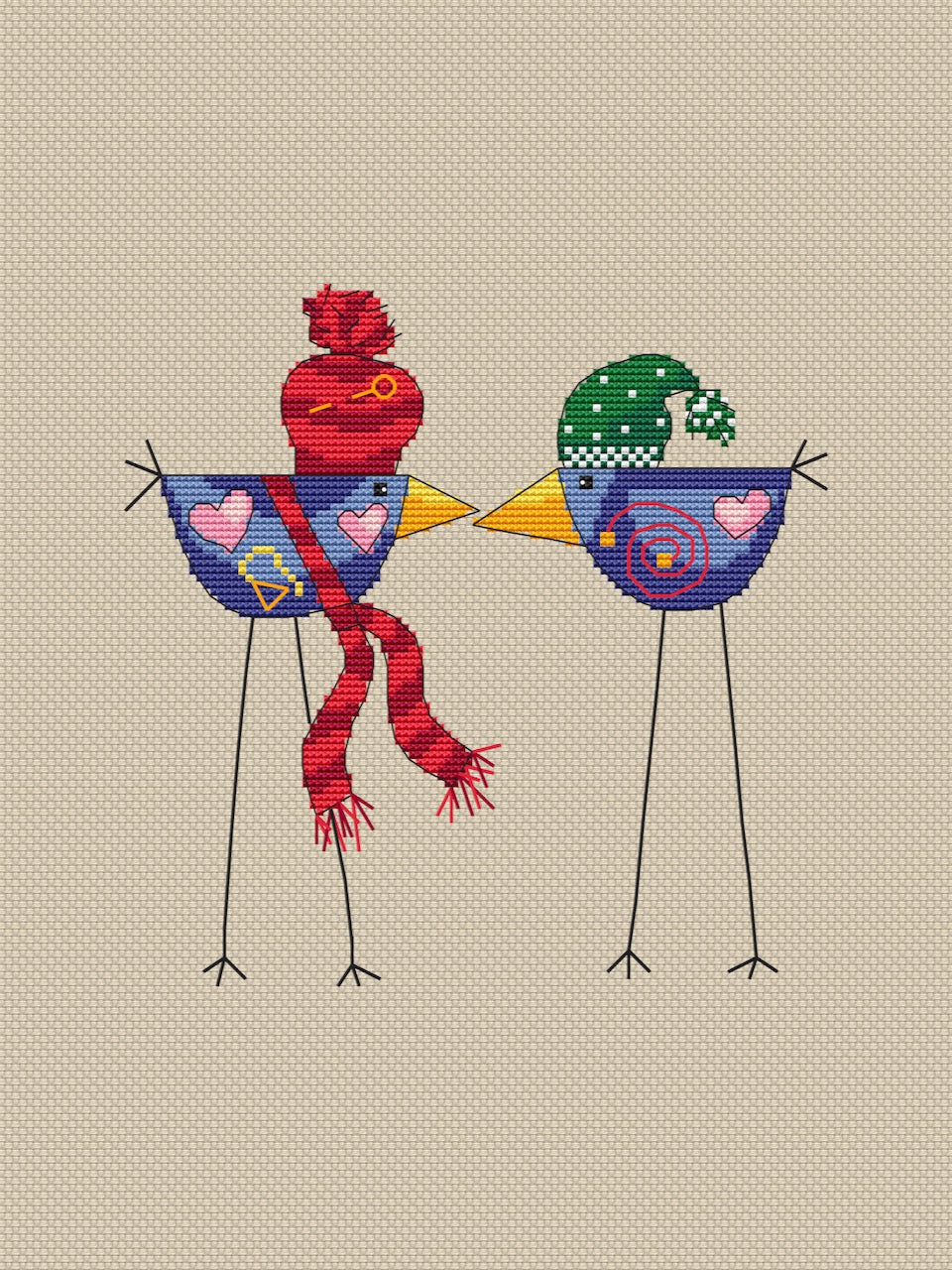 nordic birds stitch pattern-2