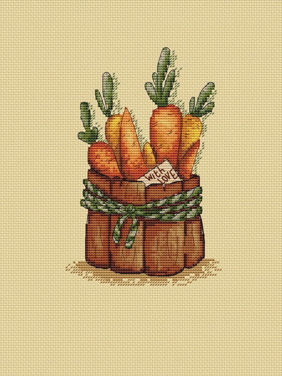 sweet carrot cross stitch pattern-2