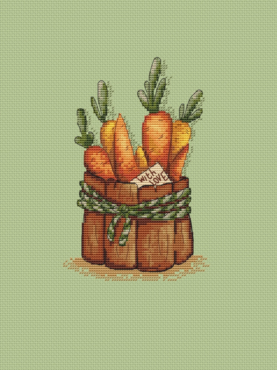 sweet carrot cross stitch pattern-4
