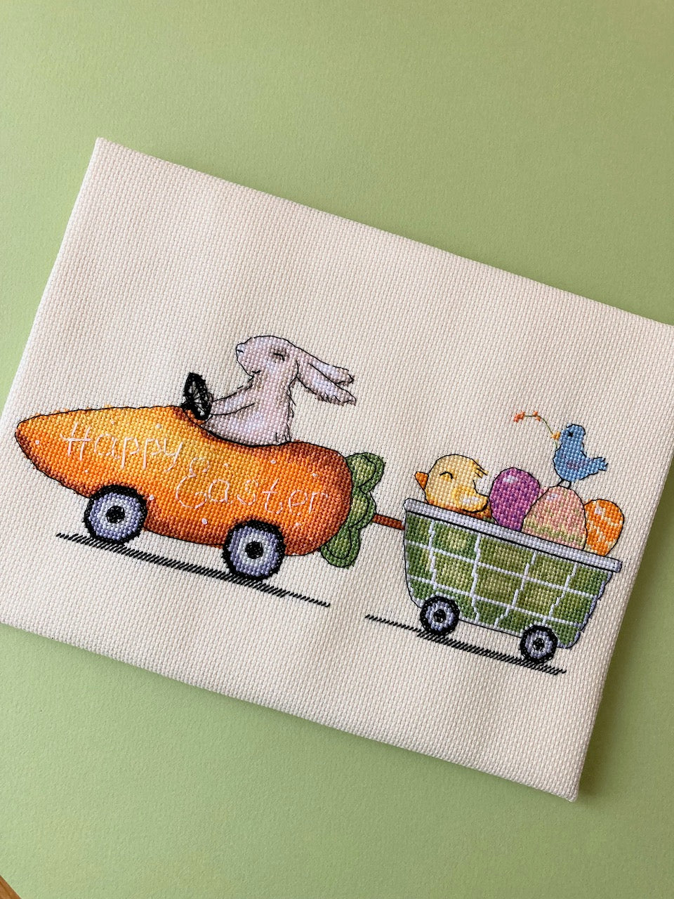 Easter Bunny cross stitch pattern