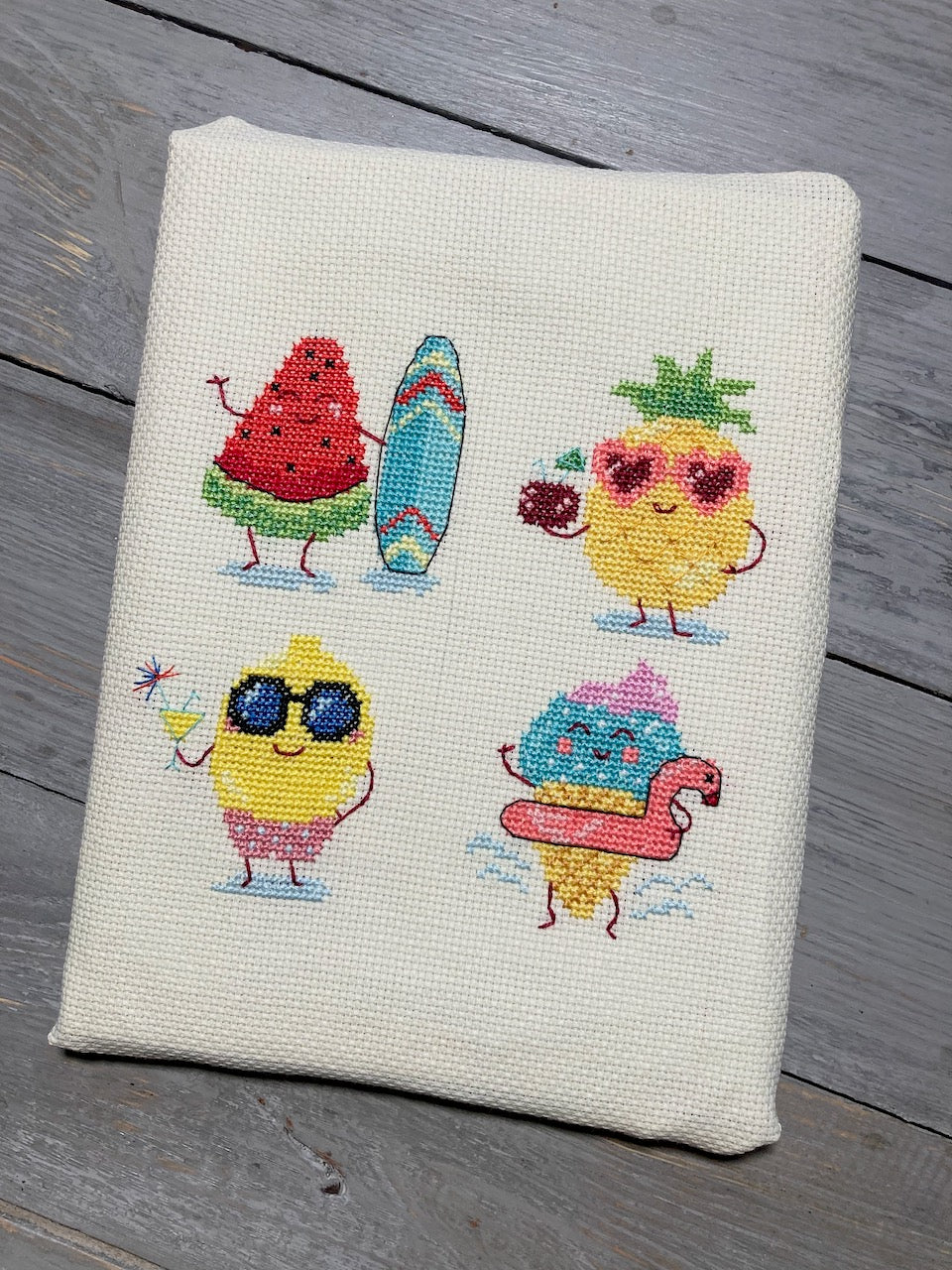 summer cross stitch pattern