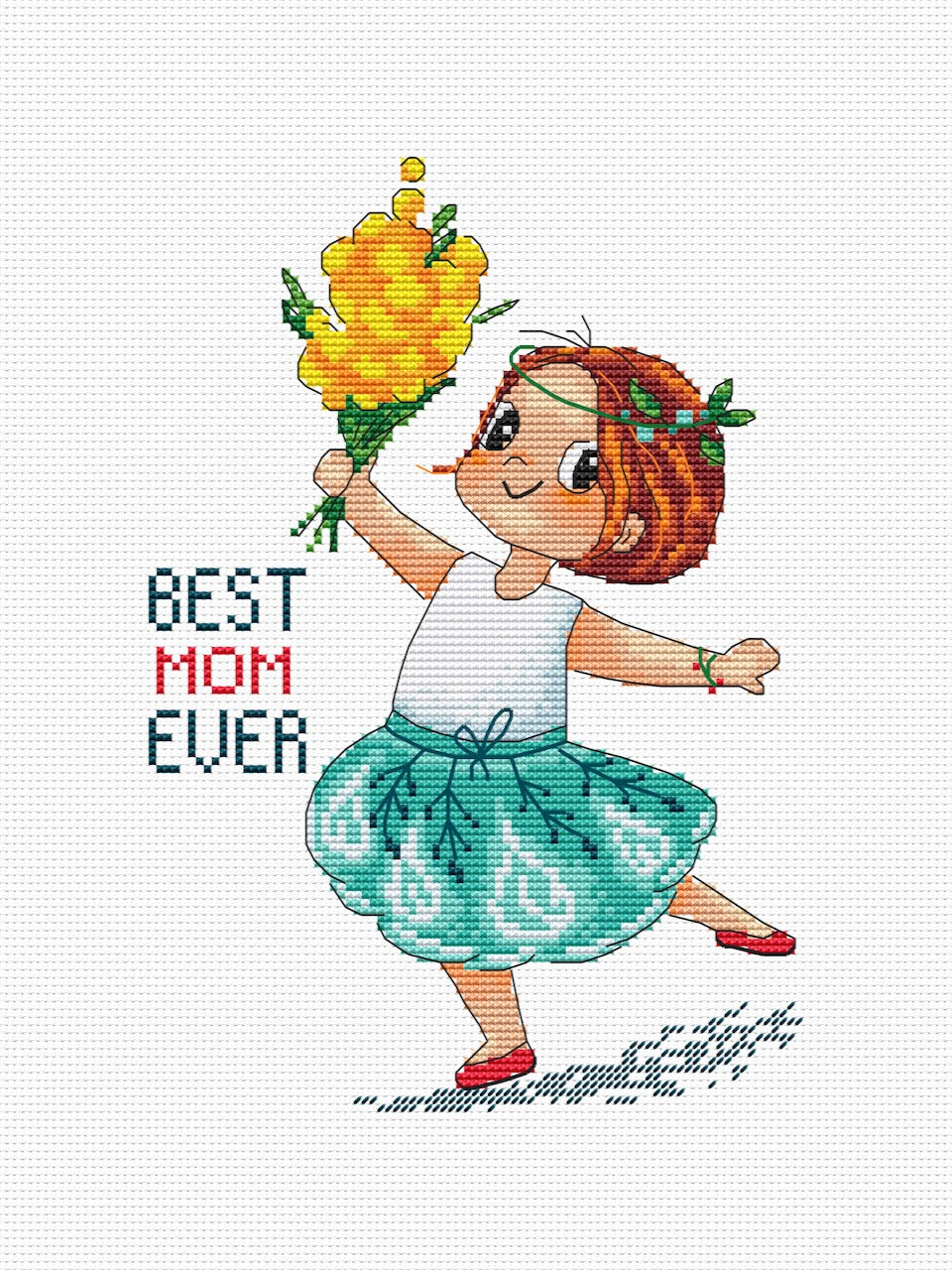 mother day cross stitch pattern