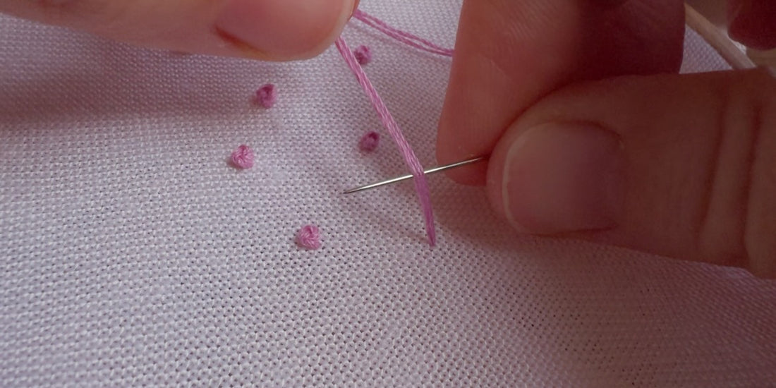 French knot tutorial easy