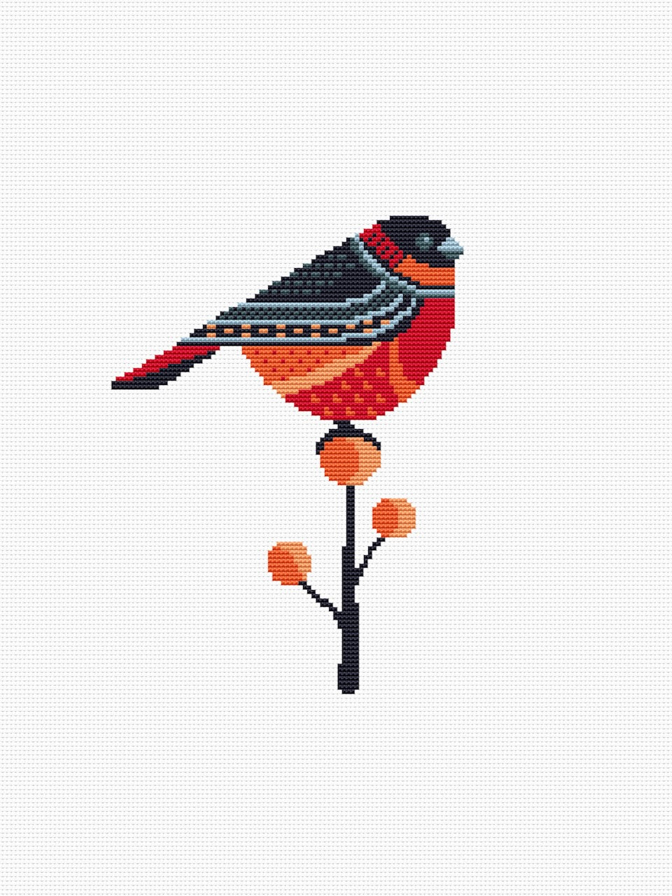 snowbird cross stitch pattern