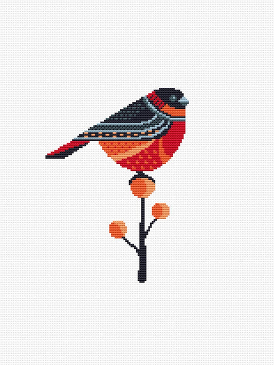 Spring Bird - free cross stitch pattern – Kate Stitch Land