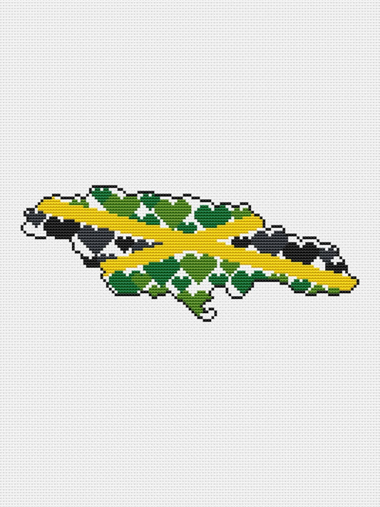 Jamaica - cross stitch pattern