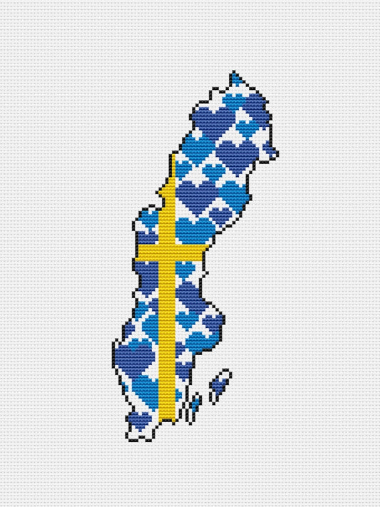 Sweden cross stitch