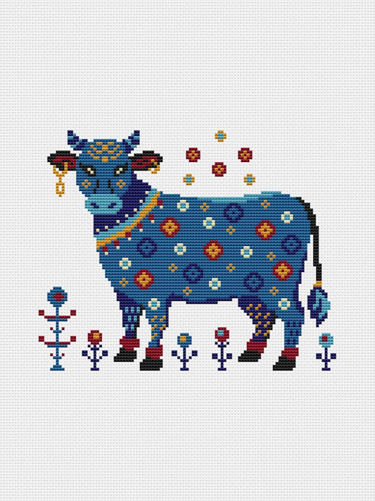 Cow - cross stitch pattern