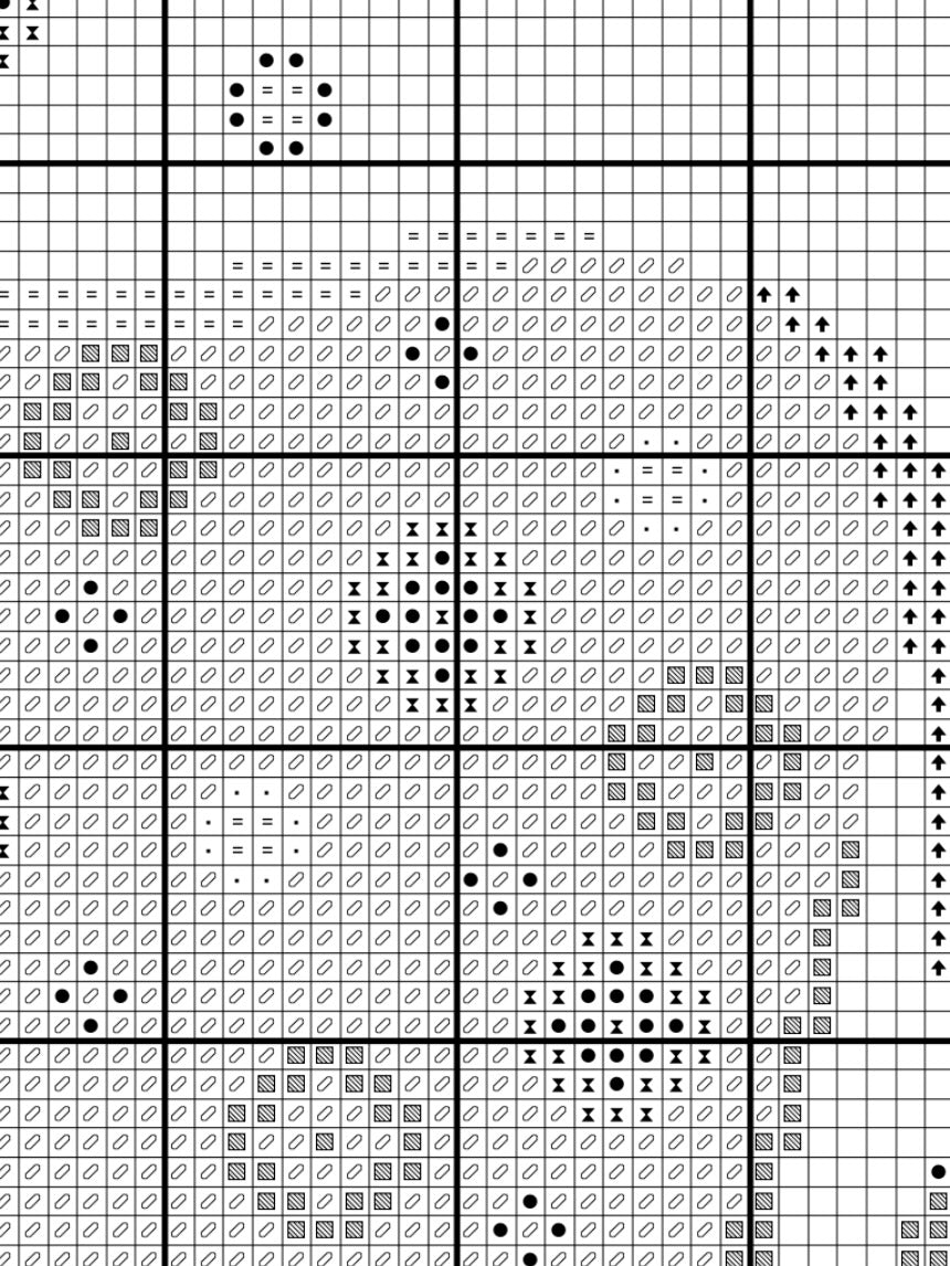 Cow - cross stitch pattern