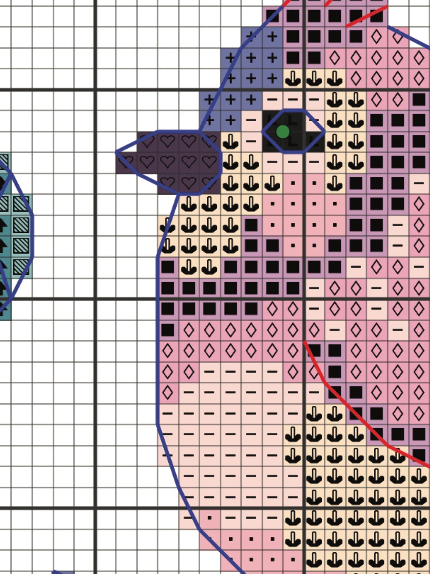 Spring Bird - cross stitch pattern