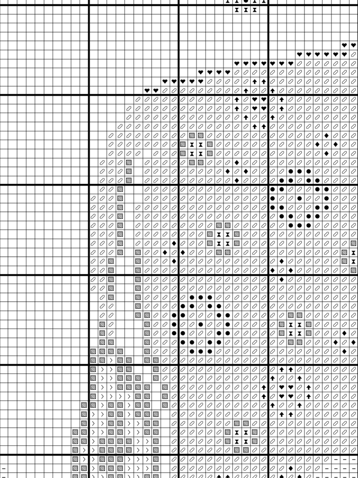 Buffalo - cross stitch pattern PDF