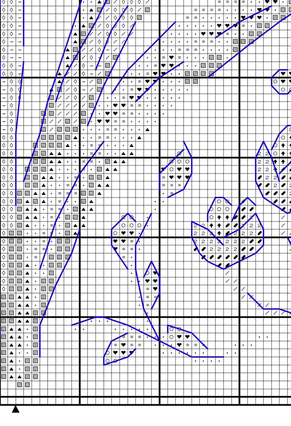 Daffodil - cross stitch pattern PDF