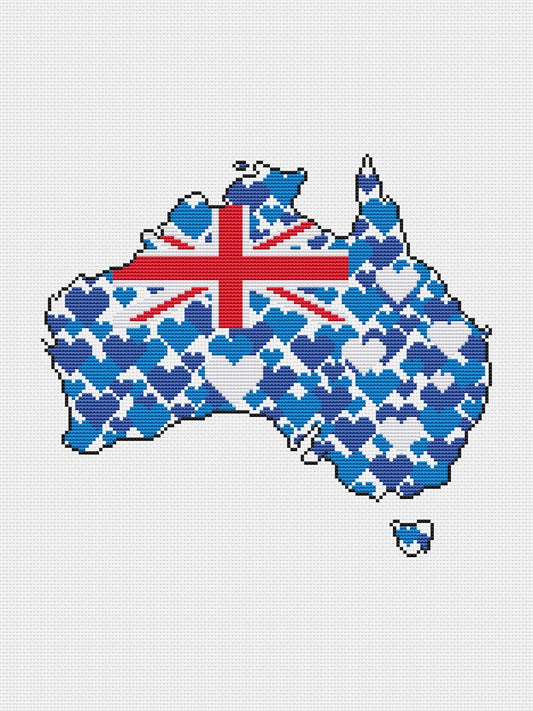 Australia - free cross stitch pattern