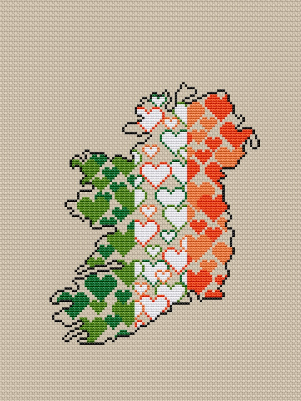 Ireland free cross stitch
