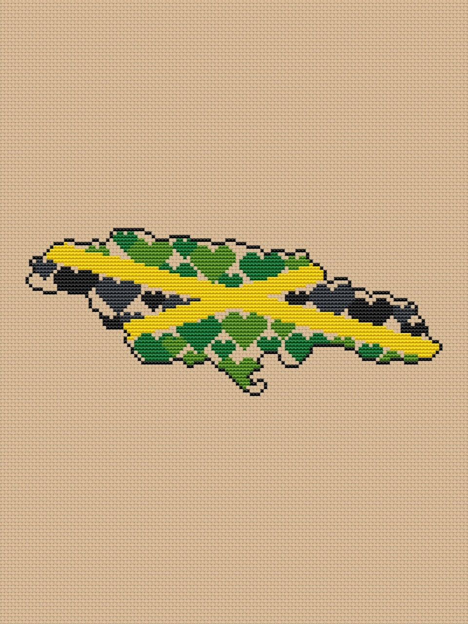 Jamaica - cross stitch pattern
