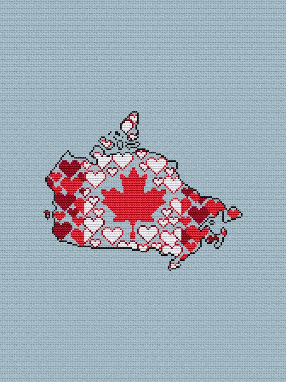 Canada free embroidery pattern