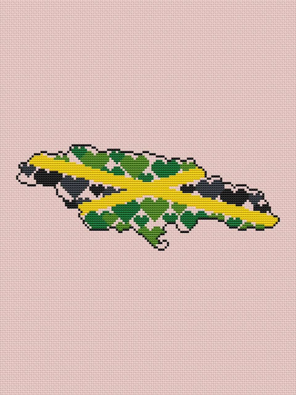 Jamaica - cross stitch pattern