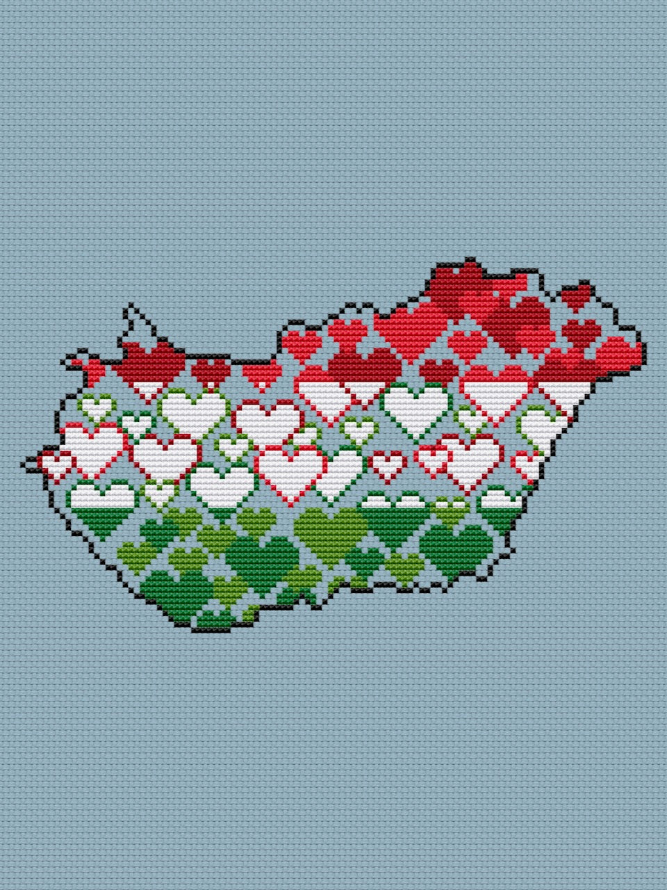 Hungary country pattern
