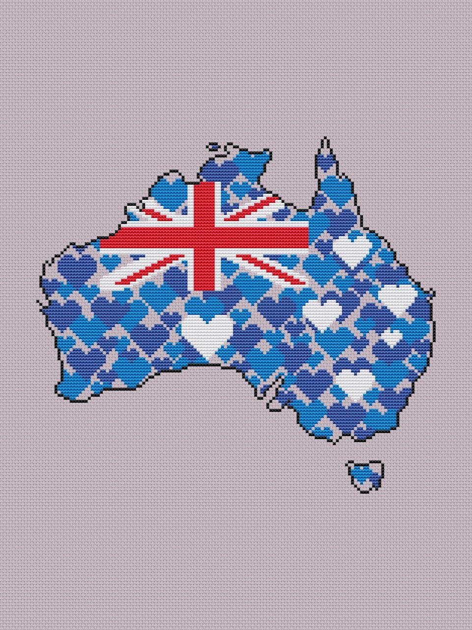 Australia - free cross stitch pattern