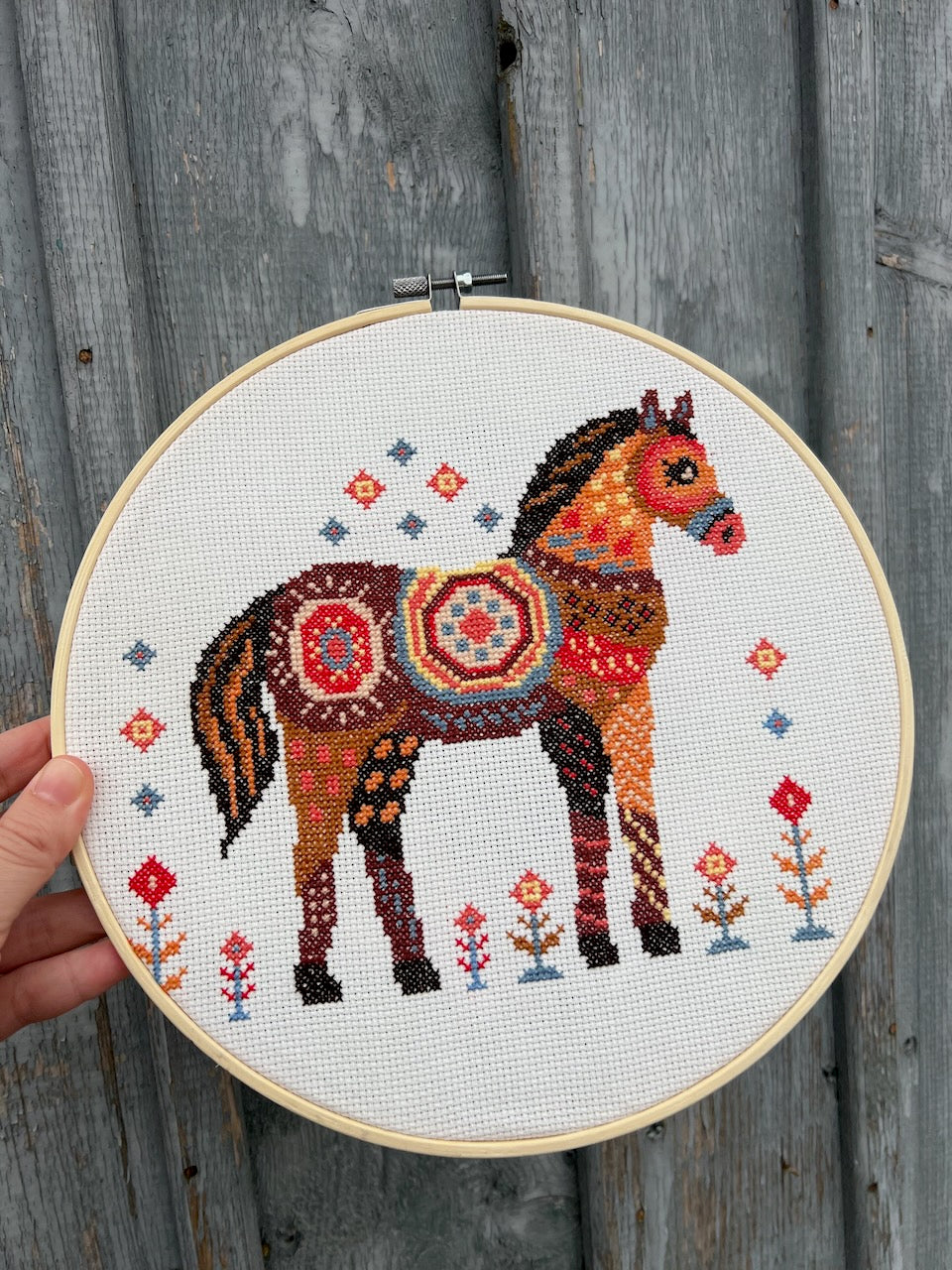 Dark Horse - cross stitch pattern