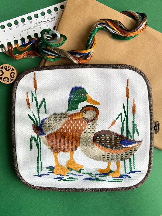 Ducks - cross stitch pattern