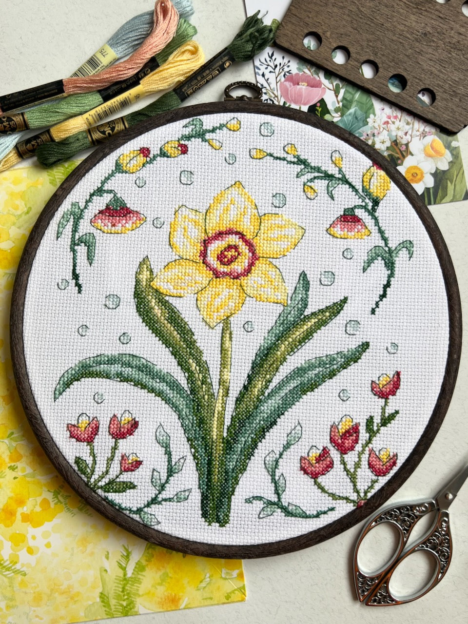 Daffodil - cross stitch pattern