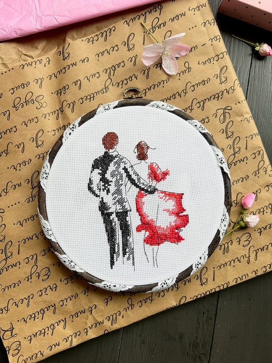 Romantic date - cross stitch pattern