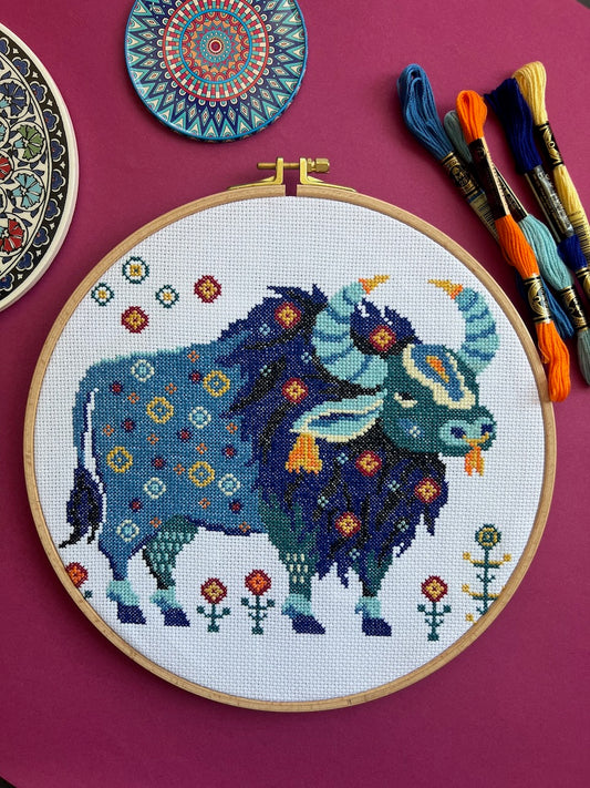Buffalo - cross stitch pattern