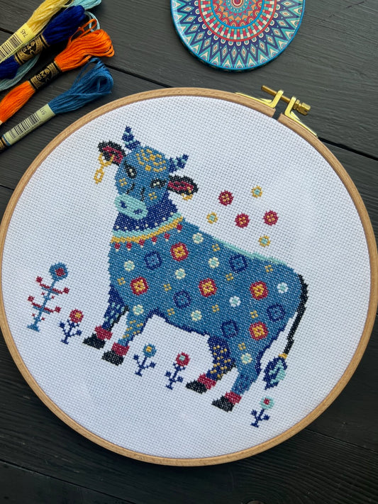 Cow - cross stitch pattern