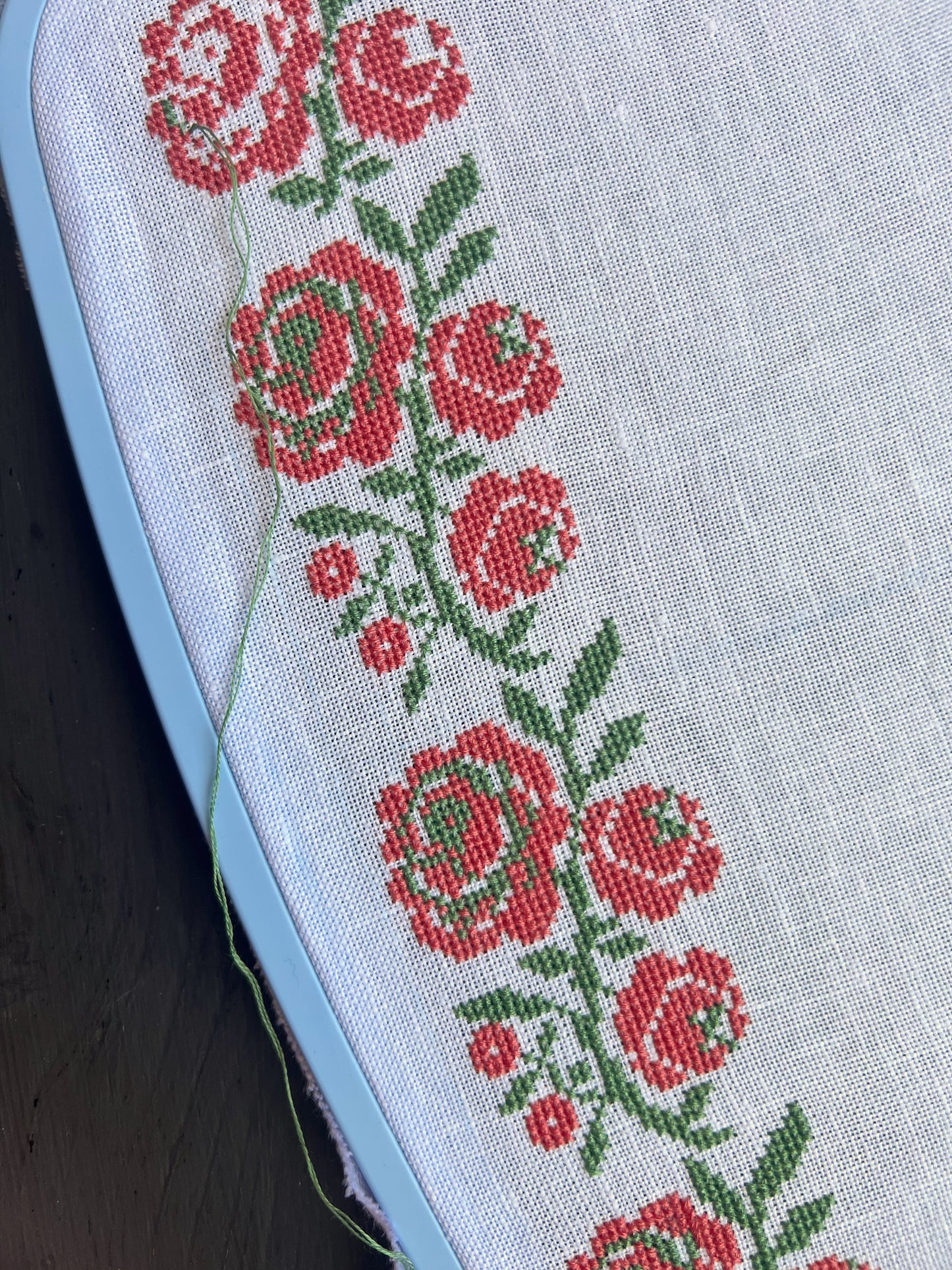 Embroidery for clothing - cross stitch pattern