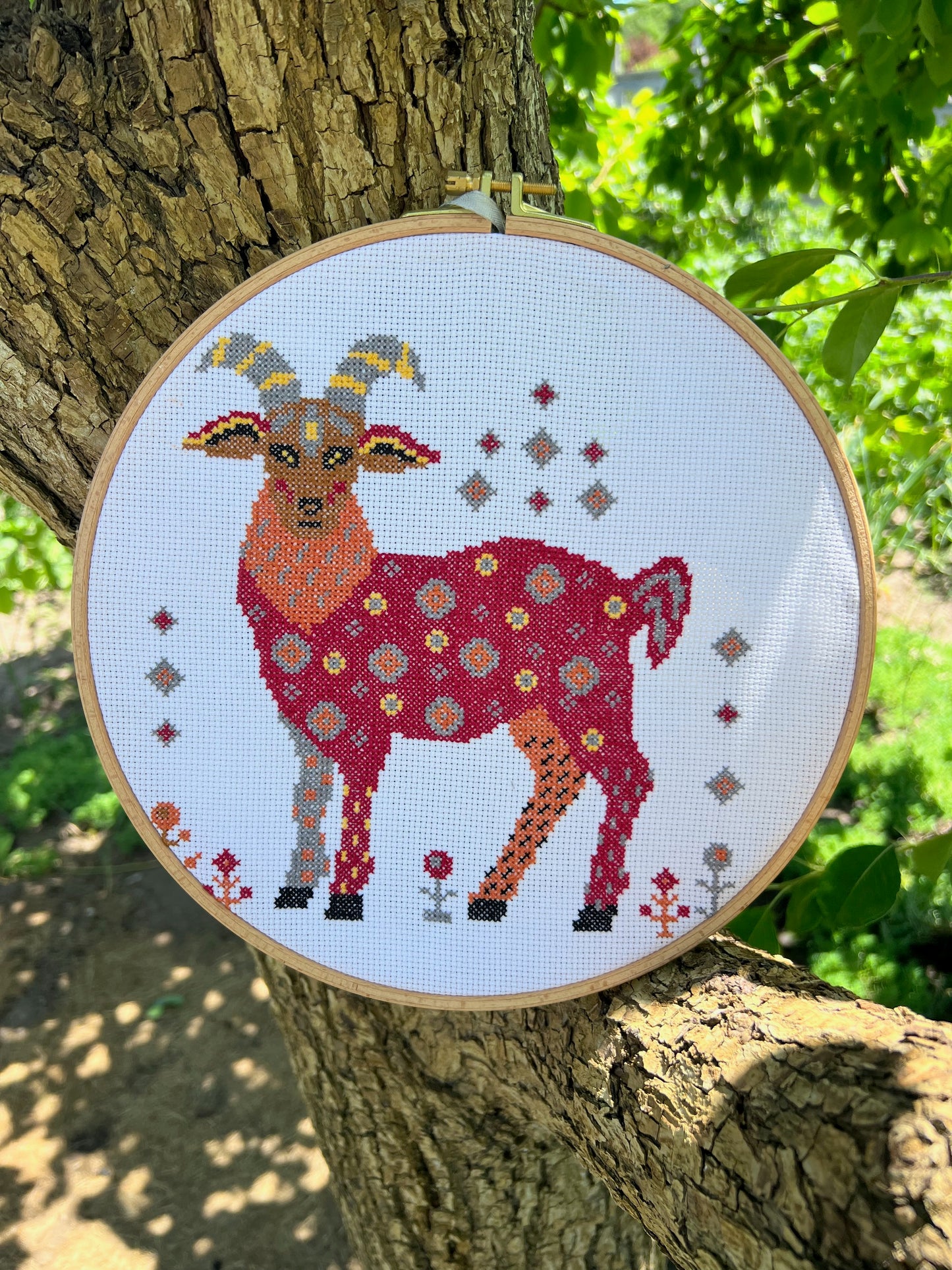 Goat - cross stitch pattern