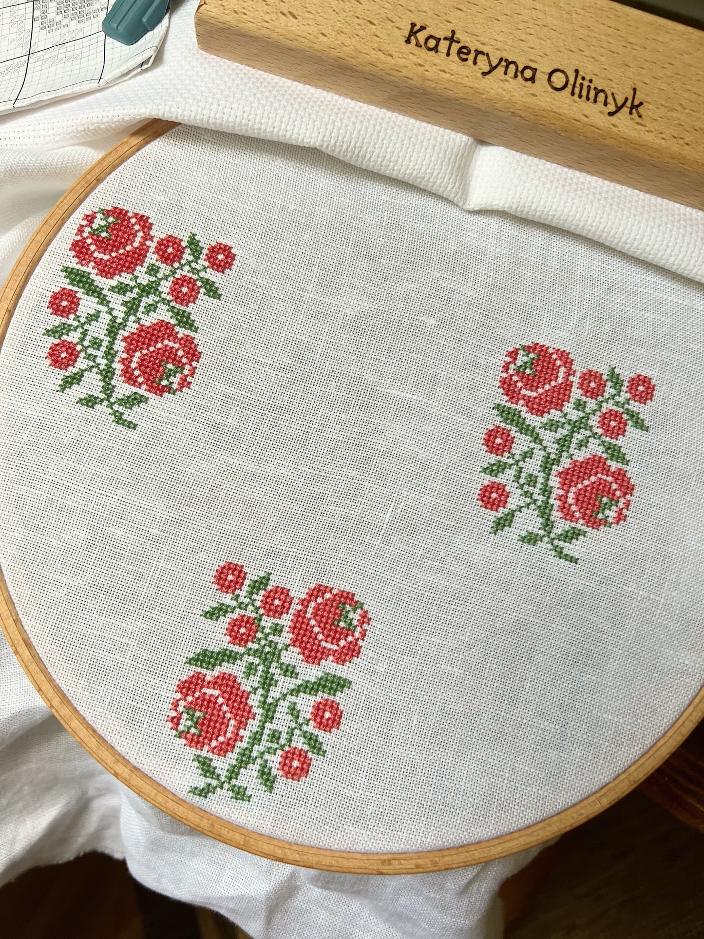 Embroidery for clothing - cross stitch pattern