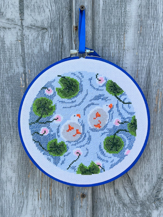 Small lake - cross stitch pattern PDF